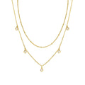 Della — Layered Drop Necklace