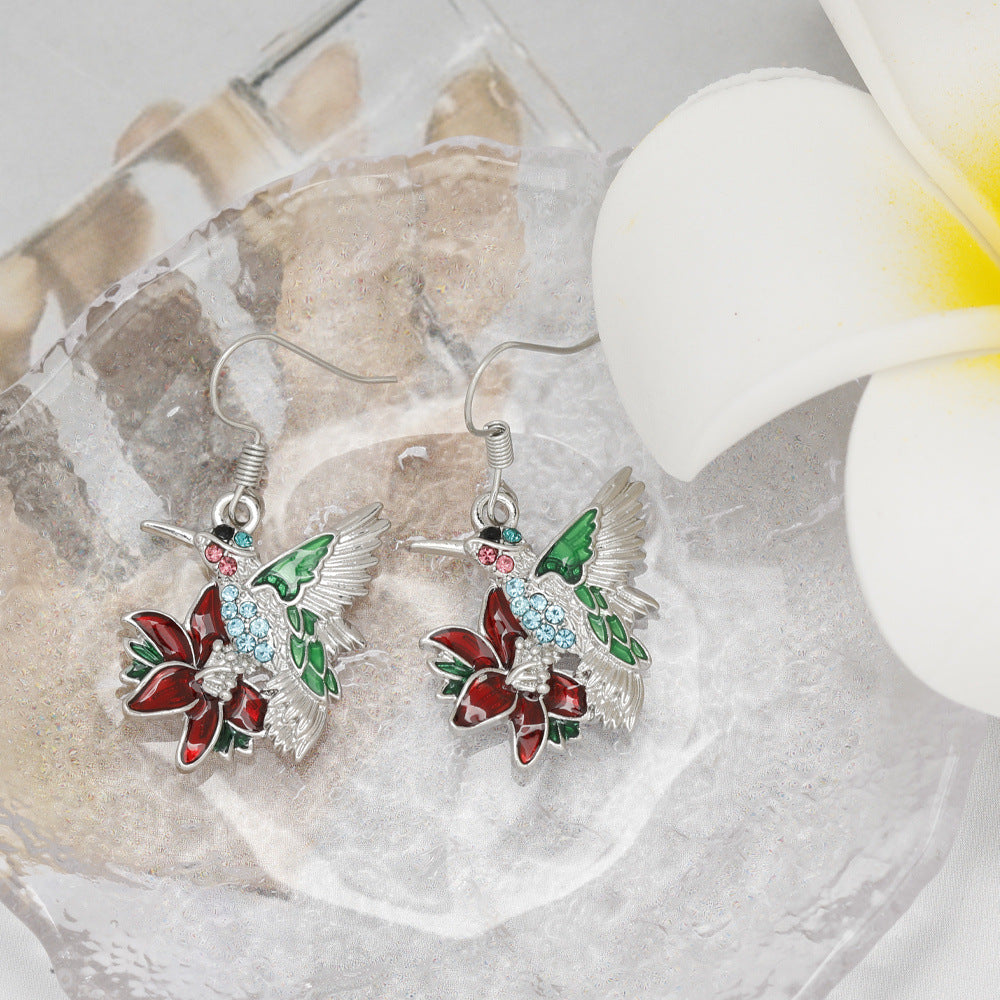 Birdie — Hummingbird Stud Earrings