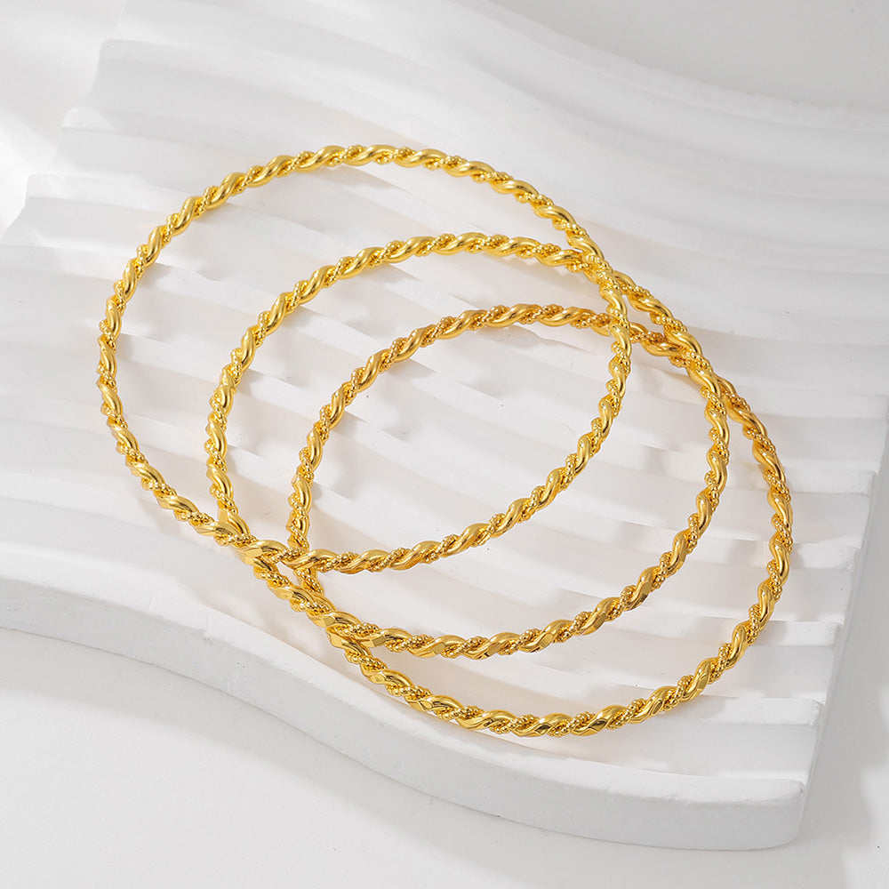 Bridget — Twist Bangle Bracelet