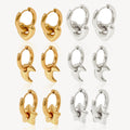 Florence — Glossy Gold Hoops