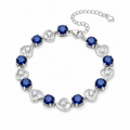 Opal — Heart CZ Tennis Bracelet