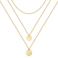 Celeste — Layered Clavicle Chain Necklace