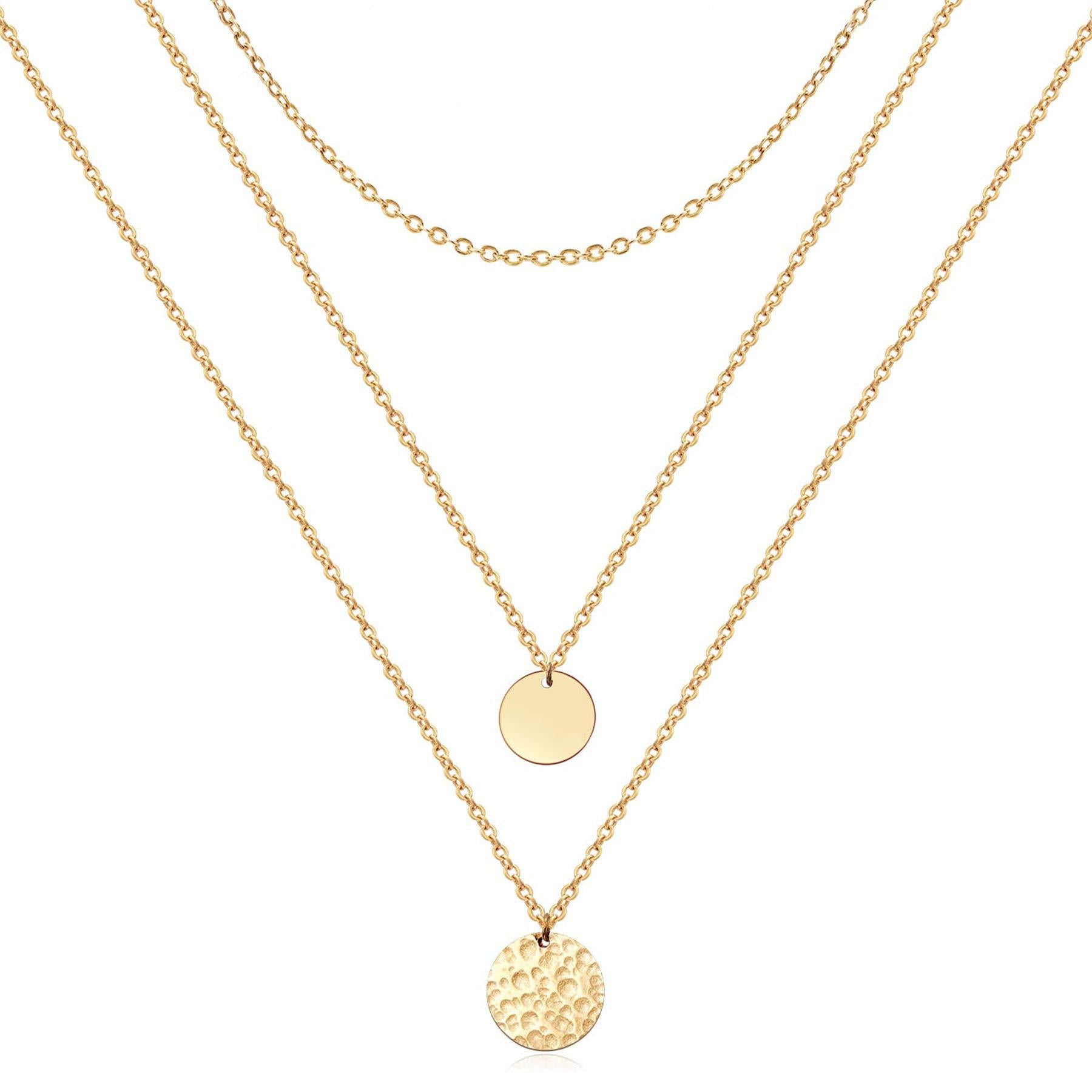 Celeste — Layered Clavicle Chain Necklace