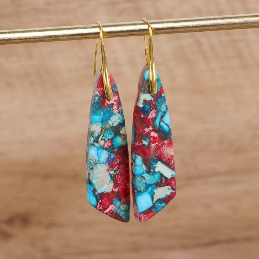 Magnolia — Flower Drop Earrings