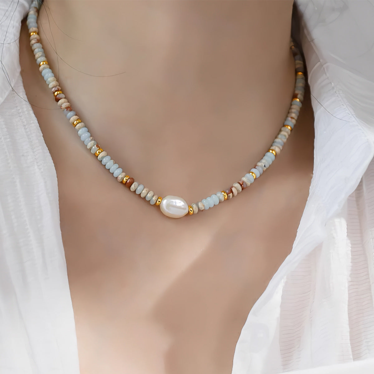Lune — Freshwater Pearl Choker
