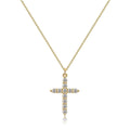 Wynn — Sideways Cross Necklace