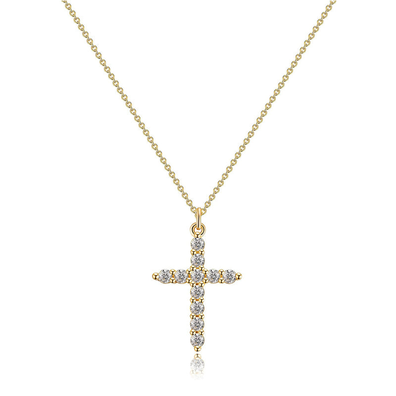 Wynn — Sideways Cross Necklace