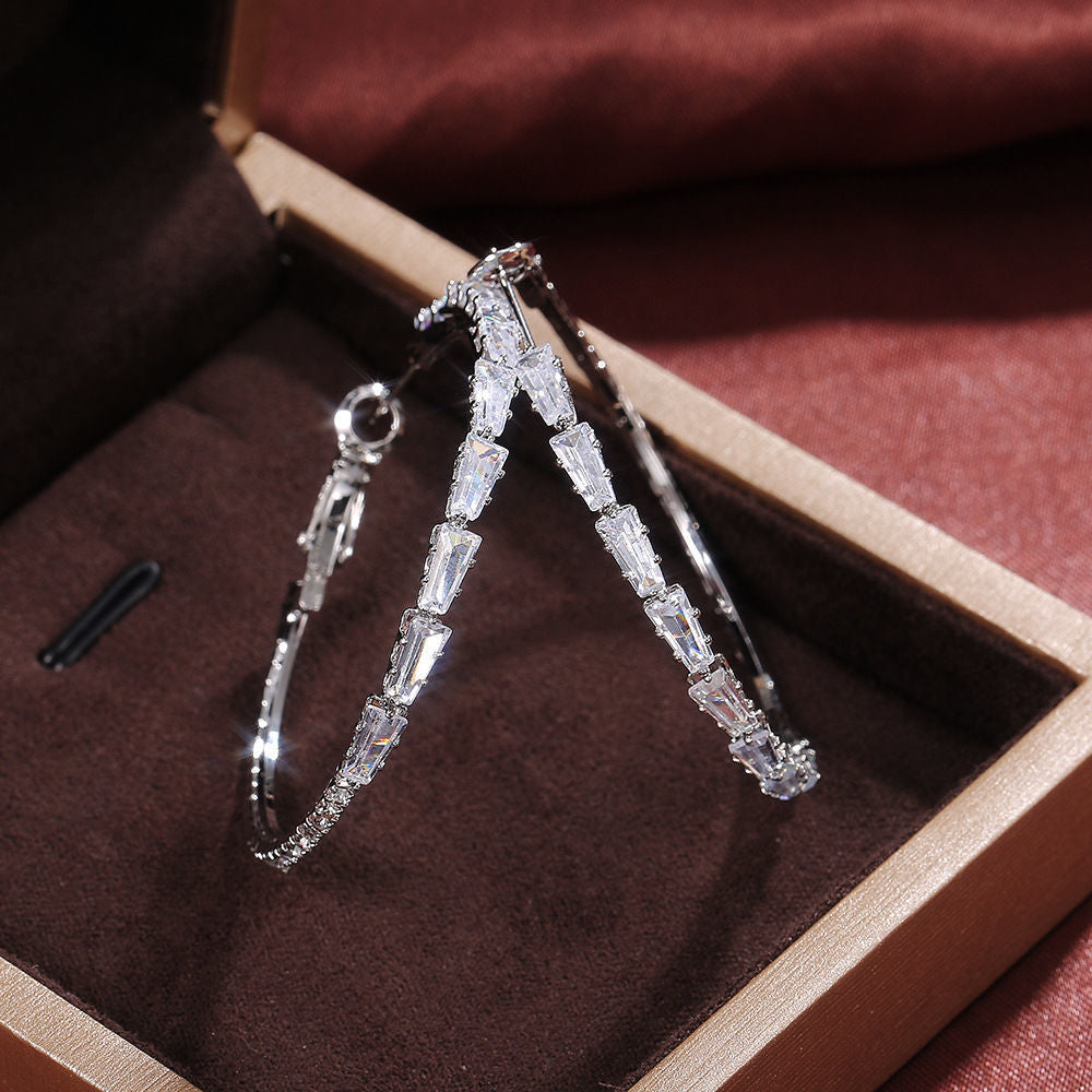 Harlow — Pave Zircon Studs