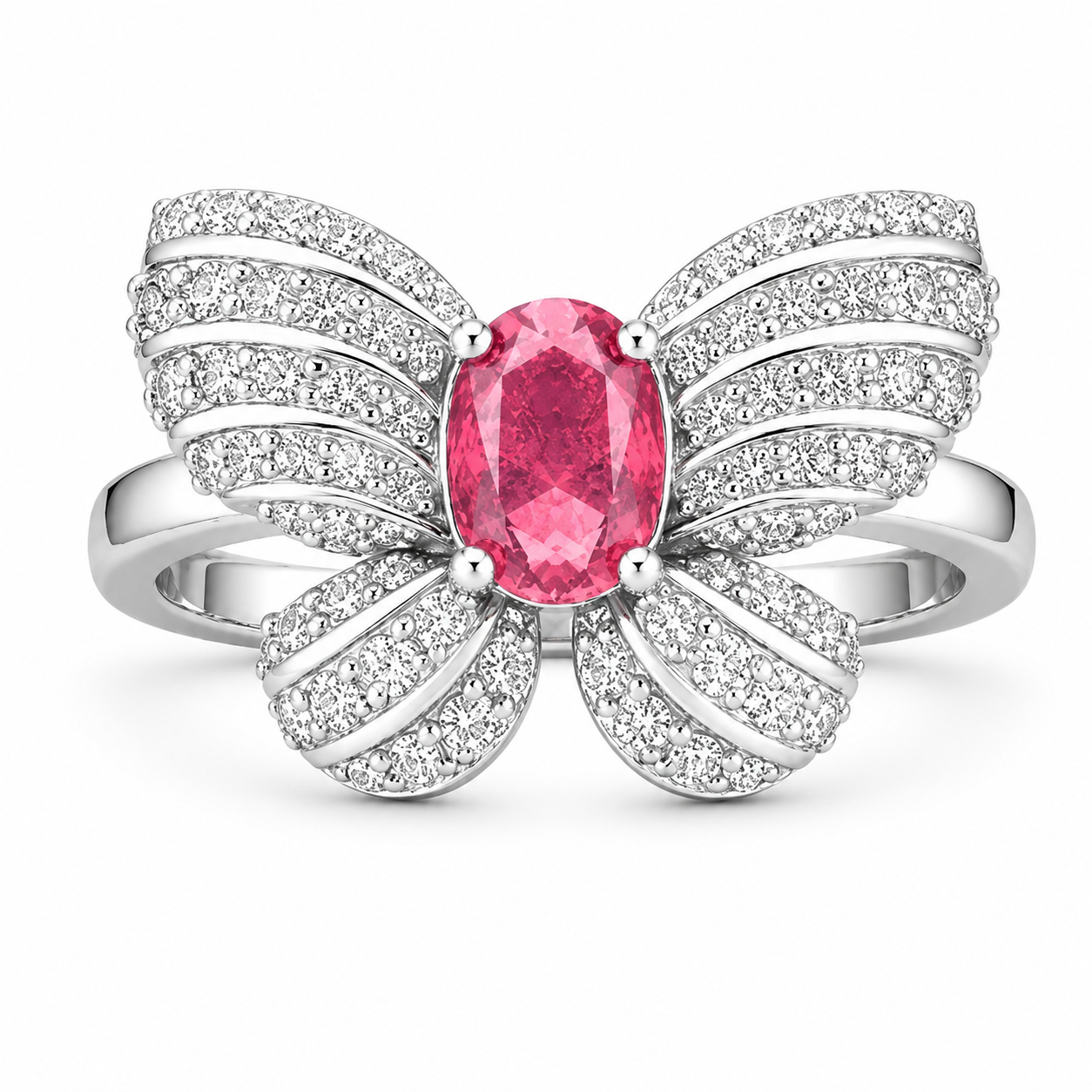 Penelope — CZ Bow Open Ring