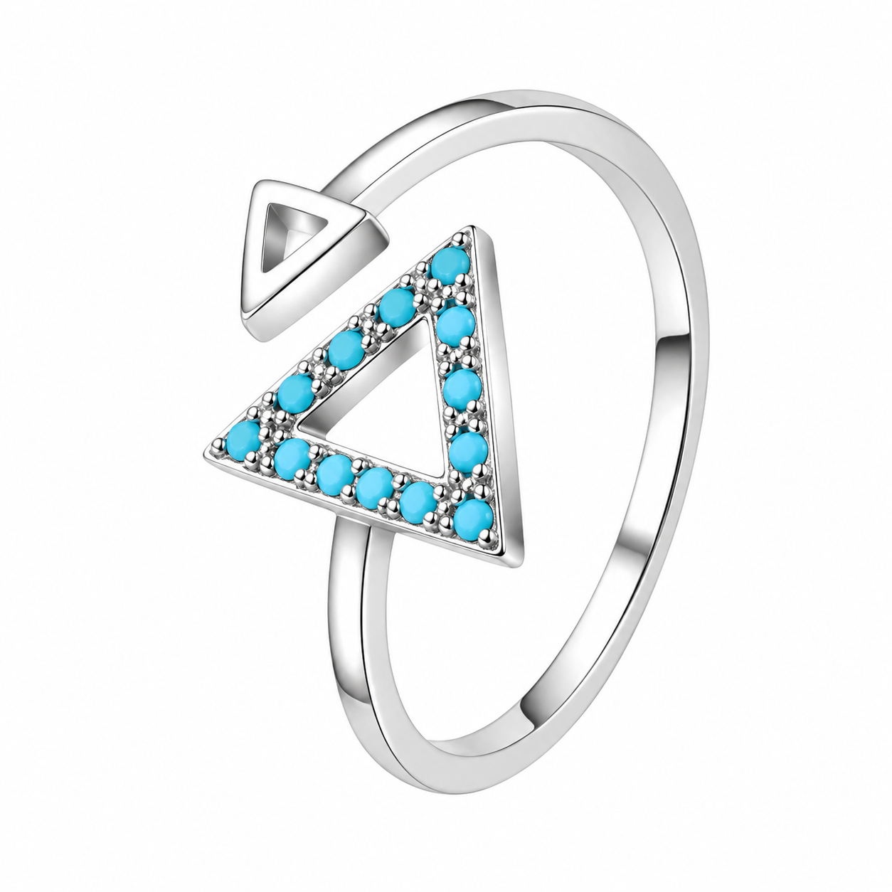 Linnea — Turquoise CZ Ring