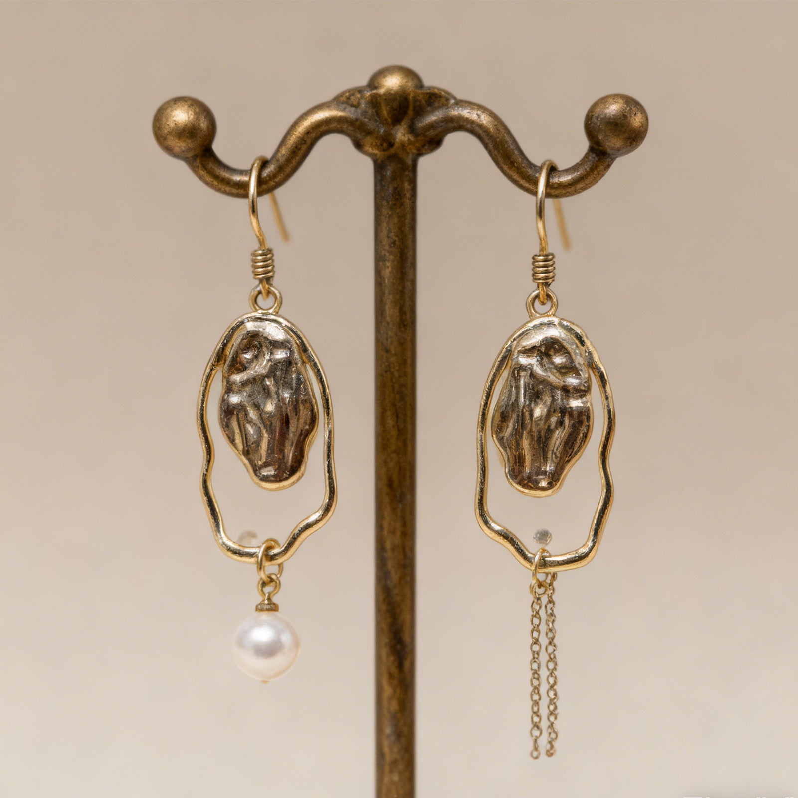 Juniper — Gold Drop Earrings